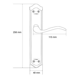 2 JUEGOS MANILLA C/ PLACA. PULIDO SAT.