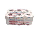 Bobina papel pasta liso 2 capas 1,1 kg 6 rollos