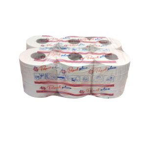 Bobina papel pasta liso 2 capas 1,1 kg 6 rollos