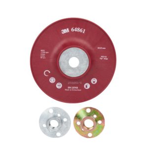 PLATO SOPORTE ACANALADO ROJO 180 MM