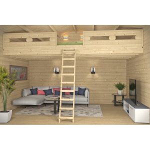 Cobertizo JASMIN DUPLEX 19,2 m² + 8,7 m²