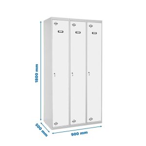 Taquilla met 180x90x50cm GR/BL SIMONRACK