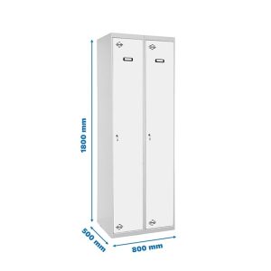 Taquilla met 180x80x50cm GR/BL SIMONRACK