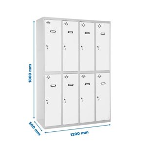 Taquilla met 180x120x50cm GR/B SIMONRACK