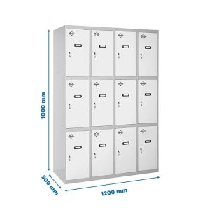 Taquilla met 180x120x50cm GR/B SIMONRACK