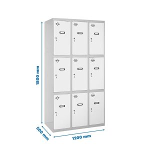 Taquilla met 180x120x50cm GR/B SIMONRACK