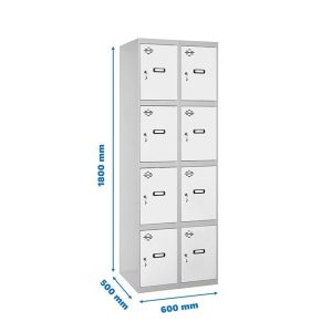 Taquilla met 180x60x50cm GR/BL SIMONRACK