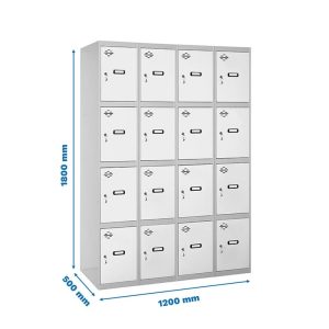 Taquilla met 180x120x50cm GR/B SIMONRACK