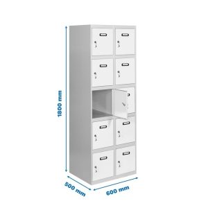 Taquilla met 180x60x50cm GR/BL SIMONRACK