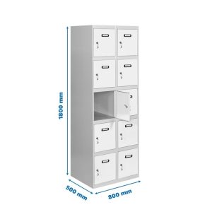 Taquilla met 180x80x50cm GrB SIMONRACK