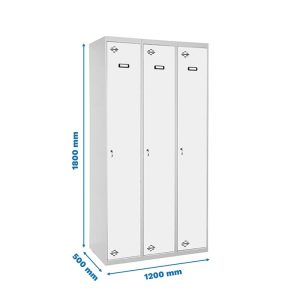 Taquilla met 180x120x50cm GrB SIMONRACK