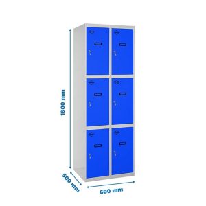 Taquilla met 180x60x50cm GR/AZ SIMONRACK