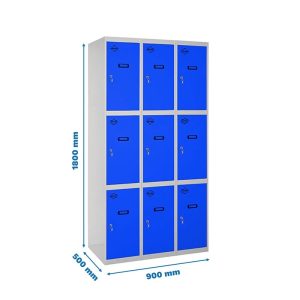 Taquilla met 180x90x50cm GR/AZ SIMONRACK