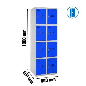 Taquilla met 180x60x50cm GR/AZ SIMONRACK