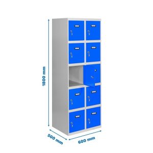 Taquilla met 180x60x50cm GR/AZ SIMONRACK