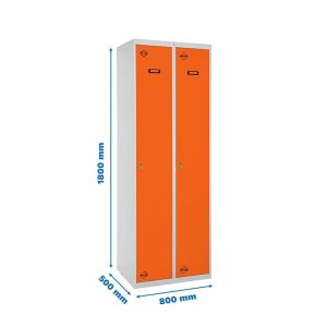 Taquilla met 180x80x50cm GR/NA SIMONRACK