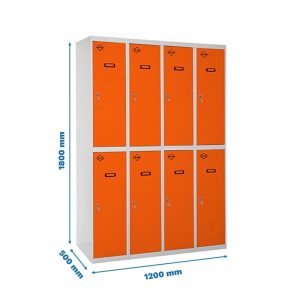 Taquilla met 180x120x50cm GR/N SIMONRACK