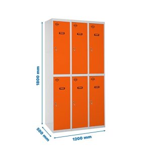 Taquilla met 180x120x50cm GR/N SIMONRACK