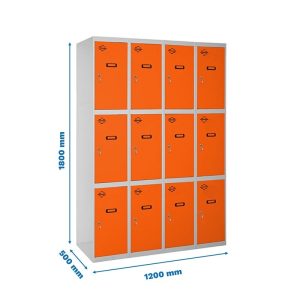 Taquilla met 180x120x50cm GR/N SIMONRACK