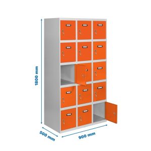 Taquilla met 180x90x50cm GR/NA SIMONRACK