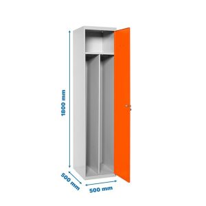 Taquilla met 180x50x50cm GR/NA SIMONRACK