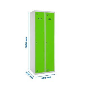 Taquilla met 180x80x50cm GR/VE SIMONRACK