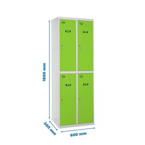 Taquilla met 180x60x50cm GR/VE SIMONRACK
