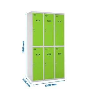 Taquilla met 180x120x50cm GR/V SIMONRACK