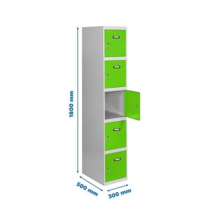 Taquilla met 180x30x50cm GR/VE SIMONRACK
