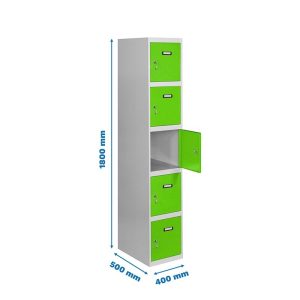 Taquilla met 180x40x50cm GR/VE SIMONRACK