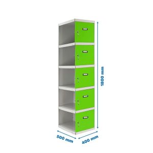 Taquilla met 180x40x50cm GR/VE SIMONRACK