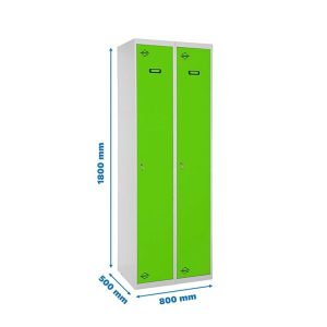 Taquilla met 180x40x50cm GR/VE SIMONRACK
