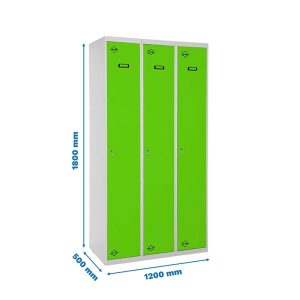 Taquilla met 180x50x50cm GR/VE SIMONRACK