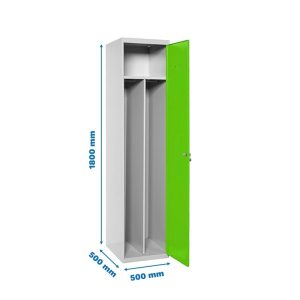 Taquilla met 180x50x50cm GR/VE SIMONRACK