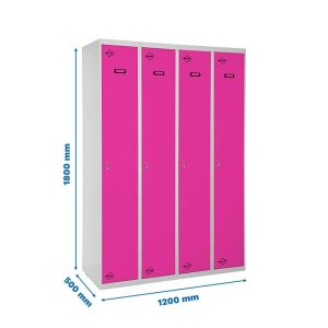 Taquilla met 180x120x50cm GR/R SIMONRACK