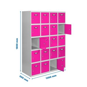 Taquilla met 180x120x50cm GR/R SIMONRACK