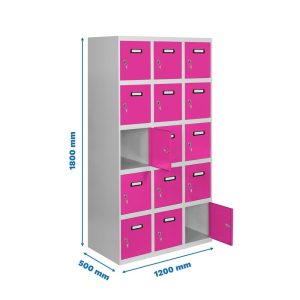 Taquilla met 180x120x50cm GR/R SIMONRACK