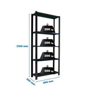 Estantería met 210x90x30cm Ant SIMONRACK