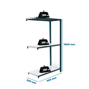 Estantería met 100x90x30cm AnB SIMONRACK