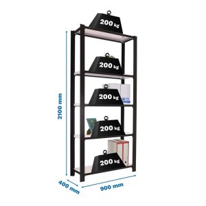 Estantería met 210x90x40cm AnB SIMONRACK