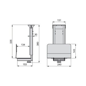 Emuca Soporte para CPU, Pintado aluminio, Acero, 1 ud.