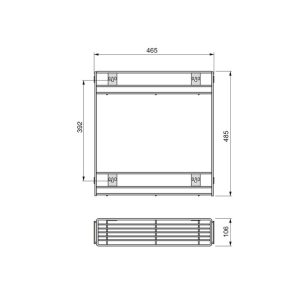 Emuca Botellero extraíble Supra 115 mm, 115, Cromado, Acero, 1 ud.