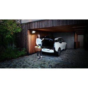 Foco LED de pared JARO con detector de movimiento por infrarrojos y protección IP44 Brennenstuhl