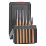 Juego de 5 botadores cilíndricos de 150 mm + 1 granete de 120 mm serie dorada ATM Percusión