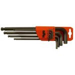 Juego de 9 llaves Allen largas con bola ATM Llaves & Vasos