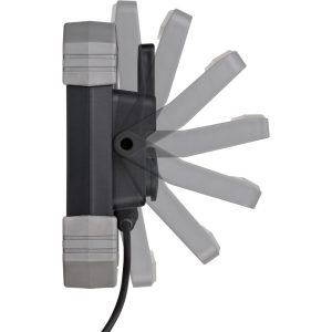 Foco LED portátil DINORA 8010 de 8000 lm con toma de corriente y protección IP54 Brennenstuhl