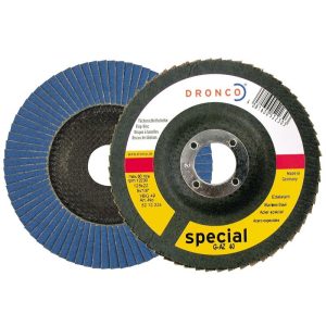 Disco de láminas abrasivas zirconio (base abombada) G-AZ Dronco