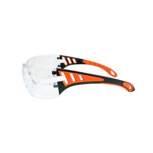 Gafas de seguridad transparentes con patillas naranjas EVO Eagle