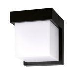 Aplique exterior Lausanne LED 9W 220V negro Luxform