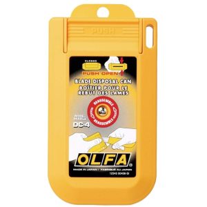 Contenedor para cuchillas usadas con tapa DC-4 Olfa